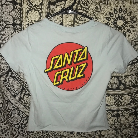 Santa Cruz Skateboarding Cropped Tee - Picture 3 of 4